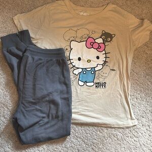Jogger and hello kitty set